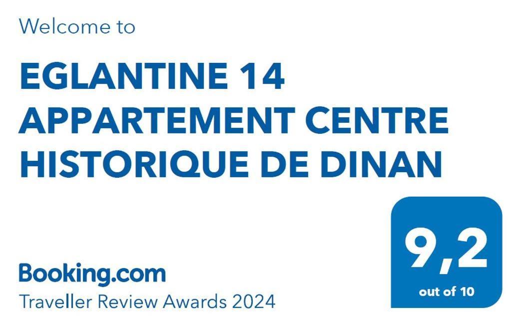 Eglantine 14 Appartement Centre Historique De Dinan Extérieur photo